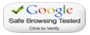 Google Safe Browsing Verified